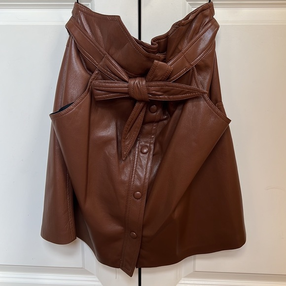 NWT Nanushka Tie Waist Mini Skirt - Picture 6 of 12